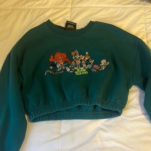 Cropped looney tunes pullover from forever 21. Size medium